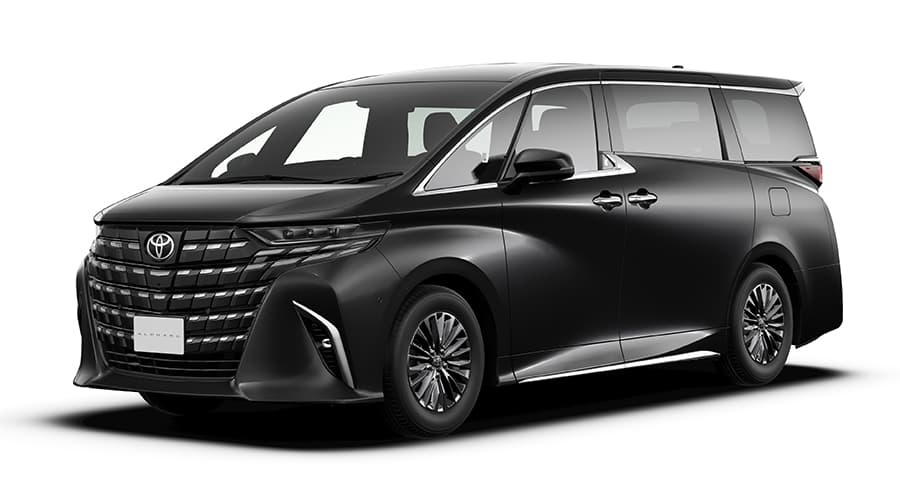 All New Alphard 4.0 black exterior view
